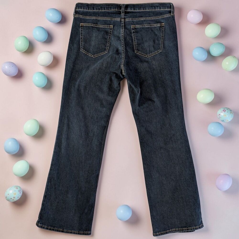 Gap Jeans Womens 16 Boot Cut Stretch Classic Dark Wash Denim